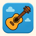 icon_software_guitar_cartoon icon preview