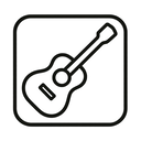 icon_software_guitar_minimal_outline icon preview