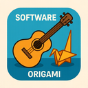 icon_software_guitar_origami icon preview