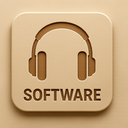 icon_software_headphones_embossed icon preview
