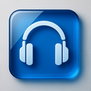 icon_software_headphones_glassy icon preview