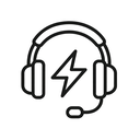 icon_software_headphones_line_art icon preview