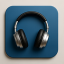 icon_software_headphones_metallic icon preview
