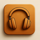 icon_software_headphones_wooden icon preview