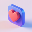 icon_software_heart_3d_isometric icon preview