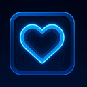 icon_software_heart_futuristic icon preview