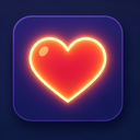 icon_software_heart_glow_effect icon preview