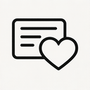 icon_software_heart_monochrome icon preview