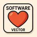 icon_software_heart_vector icon preview