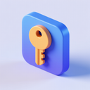icon_software_key_3d_isometric icon preview