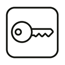icon_software_key_minimal_outline icon preview