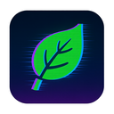 icon_software_leaf_digital_glitch icon preview