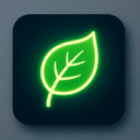 icon_software_leaf_glow_effect icon preview