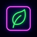 icon_software_leaf_neon icon preview