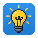 icon_software_light_bulb_cartoon icon preview