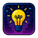 icon_software_light_bulb_cyberpunk icon preview