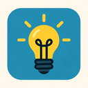 icon_software_light_bulb_flat_design icon preview