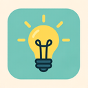 icon_software_light_bulb_flat_pastel icon preview
