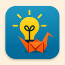 icon_software_light_bulb_origami icon preview