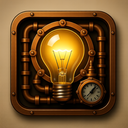icon_software_light_bulb_steampunk icon preview