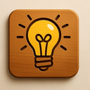 icon_software_light_bulb_wooden icon preview