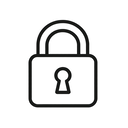 icon_software_lock_minimal_outline icon preview