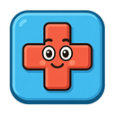 icon_software_medical_cross_cartoon icon preview