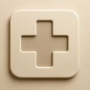 icon_software_medical_cross_embossed icon preview