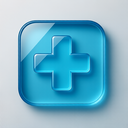 icon_software_medical_cross_glassy icon preview