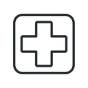 icon_software_medical_cross_line_art icon preview