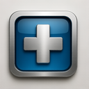icon_software_medical_cross_metallic icon preview