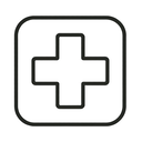 icon_software_medical_cross_outline icon preview