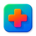 icon_software_medical_cross_vibrant_colors icon preview