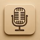 icon_software_microphone_embossed icon preview
