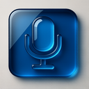 icon_software_microphone_glassy icon preview