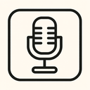 icon_software_microphone_line_art icon preview