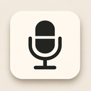 icon_software_microphone_minimalist icon preview