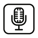 icon_software_microphone_monochrome icon preview