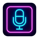 icon_software_microphone_neon icon preview