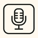 icon_software_microphone_thin icon preview