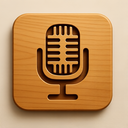 icon_software_microphone_wooden icon preview