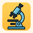 icon_software_microscope_cartoon icon preview