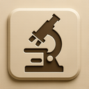 icon_software_microscope_embossed icon preview