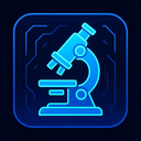 icon_software_microscope_futuristic icon preview