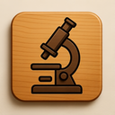 icon_software_microscope_wooden icon preview
