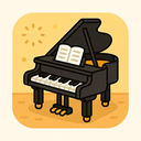 icon_software_piano_cartoon icon preview