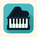 icon_software_piano_flat_design icon preview