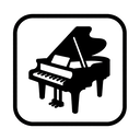 icon_software_piano_monochrome icon preview