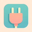 icon_software_plug_flat_pastel icon preview
