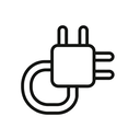 icon_software_plug_minimal_outline icon preview